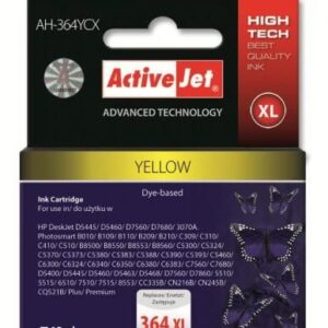 Activejet Tusz AH364YCX ( HP 364XL CB325EE PrEmium 12 ml żółTy)
