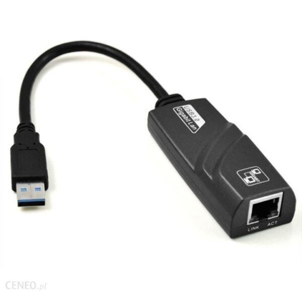 Akyga karta na kablu USB - RJ45 15cm (AK-AD-31)