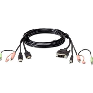 ATEN kabel USB HDMI - DVI-D KVM z Audio 1