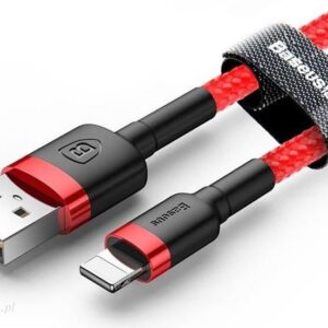 Baseus Kevlar USB Lightning iPhone 1.5A 2m Czerwony (CALKLF-C19)