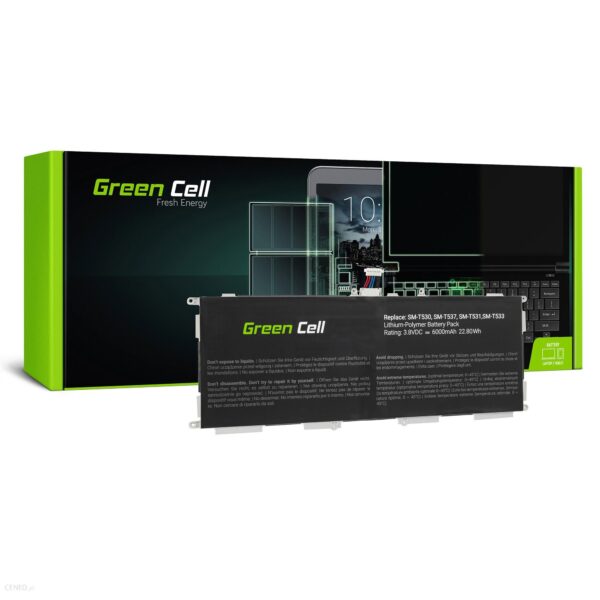 Bateria Green Cell EB-BT530FBC EB-BT530FBU do Samsung Galaxy Tab 4 10.1 T530 T535 T537