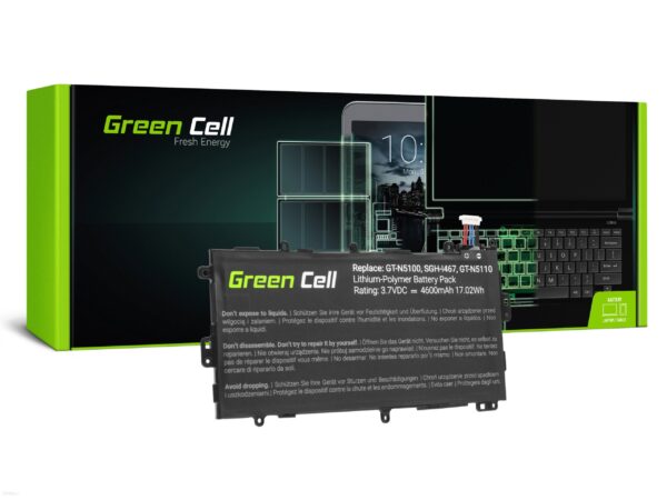 Bateria Green Cell SP3770E1H do Samsung Galaxy Note 8.0 GT-N5100 GT-N5110 GT-N5120