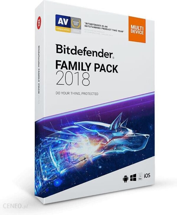 Bitdefender Family Pack 2018 Unlimited Device 1Rok 1U BOX (OP-B-BIT-016)