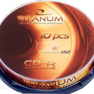 CD-R ESPERANzA TITANUM 700MB / 80min-Cake Box 10 52X (2026)