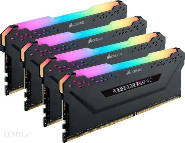 Corsair Vengeance RGB PRO 32GB (4x8GB) DDR4 3200MHz black (CMW32GX4M4C3200C14)