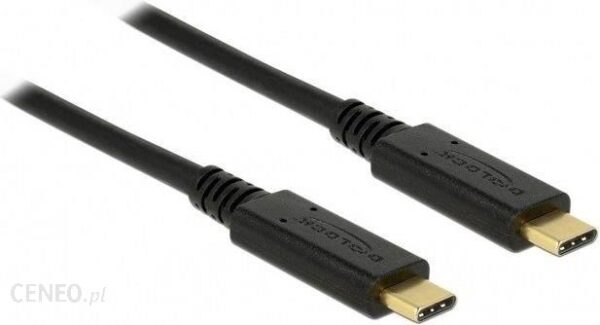 Delock USB-C M/M 2.0 3m czarny E-Marker (83325)