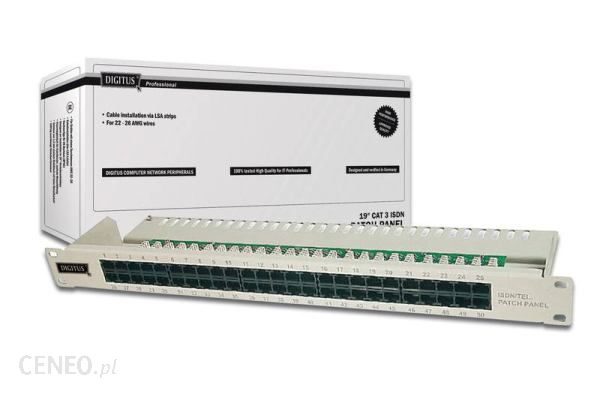 DIGITUS Patch panel ISDN 19'' 50-portowy (DN-91350/A-DN-91350)