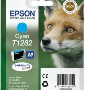 Epson Tusz T1282 CyAn STylus S22 SX125 SX425W BX305F