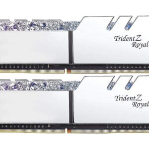 G.SKILL 16GB 3200MHz TridentZ Royal Silver CL14 (2x8GB) (f43200c14d16gtrs)