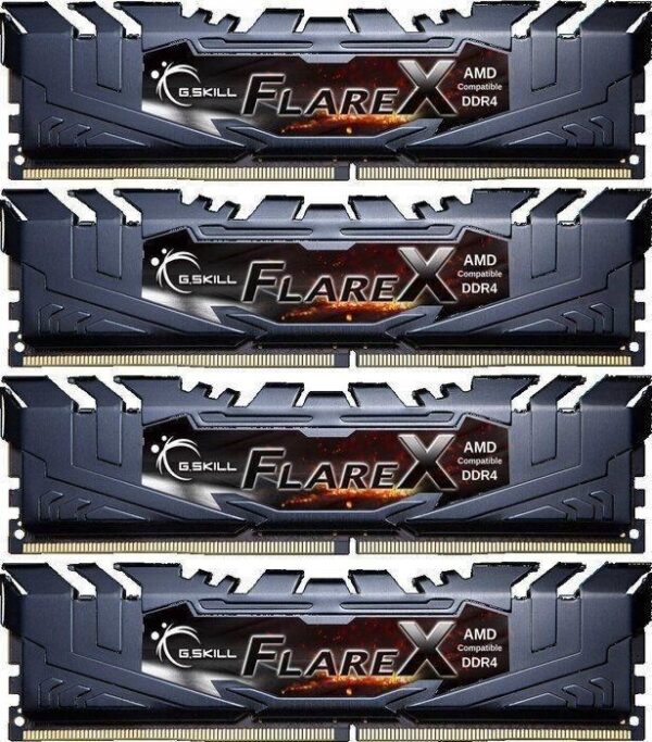 G.Skill FlareX 32GB (4x8GB) DDR4 3200MHz (F43200C14Q32GFX)