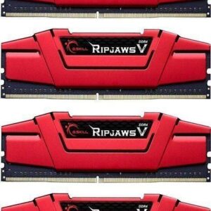 G.Skill Ripjaws V DDR4. 64GB (4x16GB) 3000MHz CL16 czerwona (F4-3000C16Q-64GVRB)