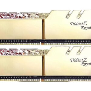 G.Skill TridentZ Royal Gold 16GB (2x8GB) DDR4 3200MHz CL14 (F4-3200C14D-16GTRG)