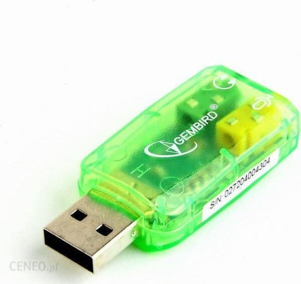 Gembird Virtus Karta Dźwiękowa USB 2.0 (SCUSB01)