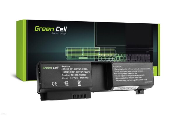 Green Cell HSTNN-OB37 do HP Pavilion TX1000 TX2000 TX2500 TouchSmart TX2 (HP44)