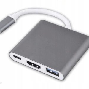 Maclean Adapter HDMI USB 3.0 / USB-C Biały (MCTV-840)