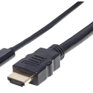 Manhattan Kabel monitorowy adapter USB-C na HDMI 4K M/M czarny 2m (151764)