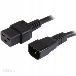 Manhattan kabel zasilający IEC320 C14 na C19 10A 2m czarny (355209)
