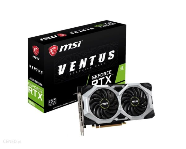 MSI GeForce RTX 2060 VENTUS OC 6G (GEFORCERTX2060VENTUS6GOC)