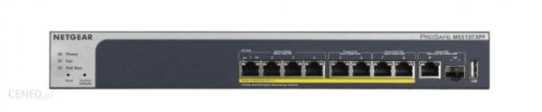 Netgear Switch Zarządzalny Ms510Txpp Prosafe Switch Poe Lan 4X1G 2X2