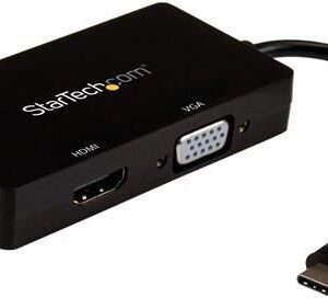 StarTech Adapter HDMI VGA USB C - DVI Czarny (CDPVGDVHDBP)