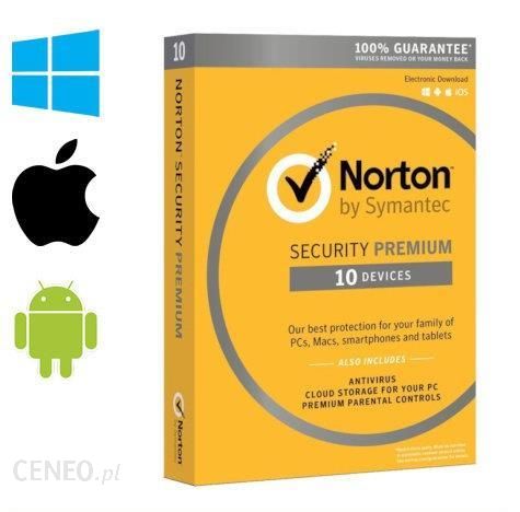 Symantec Norton Security Premium 2018 Pl (10 Stanowisk