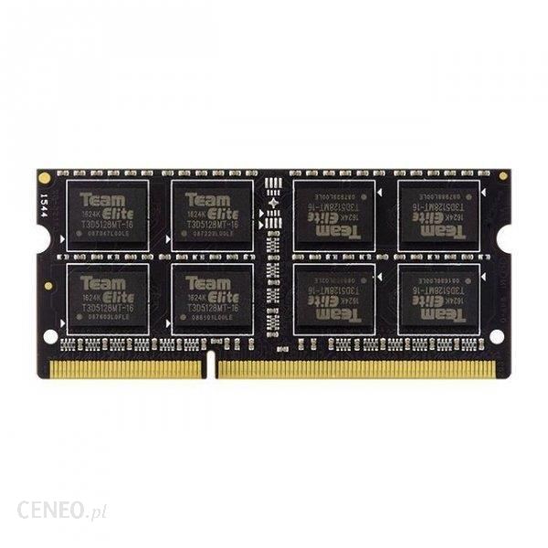 Team Group Pamięć Ddr3 8Gb 1333Mhz Cl9 Sodimm 1.5V (Ted38G1333C9S01)