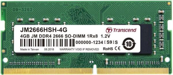 Transcend SODIMM DDR4 4GB 2666MHz (JM2666HSH-4G)
