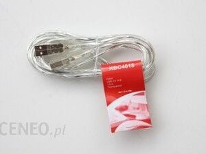 TREQ Kabel USB 2.0 A-B transparent 1
