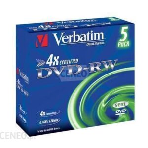 Verbatim DVD-RW 4.7GB 4x Jewel Case 5szt (43285)