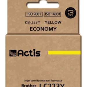 actis Tusz KB-223Y (do drukarki Brother zamiennik LC223Y standard 10ml yellow) (kb223y)