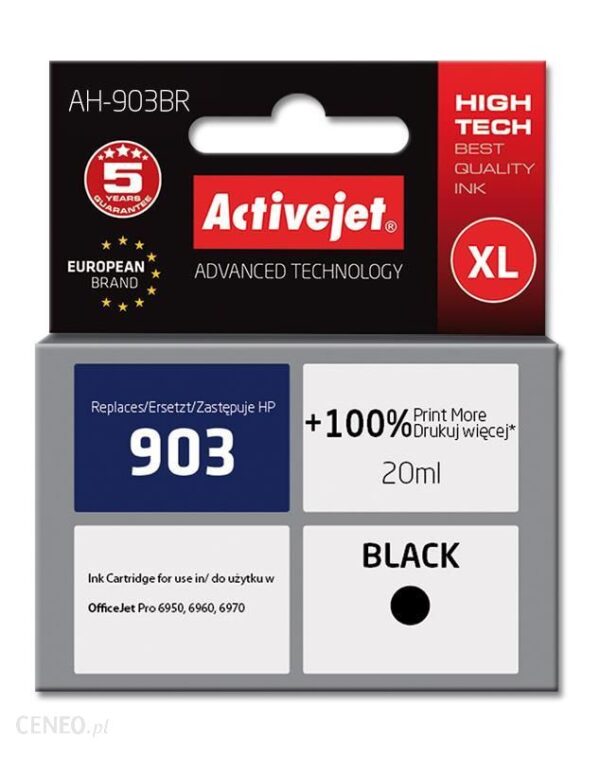 ActiveJet zamiennik Czarny HP 903 (AH-903BR)