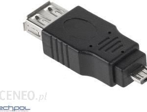 Adapter USB LechPol Micro USB - USB Czarny (ZLA0869)