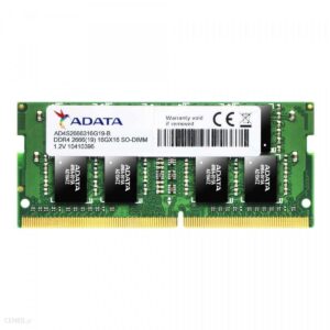 Adata Premier 16GB (1x16GB) DDR4 2666MHz CL19 SODIMM (ad4s2666316g19b)