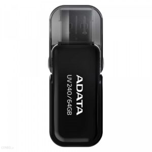Adata USB UV240 Classic 64GB Czarny (auv24064grbk)