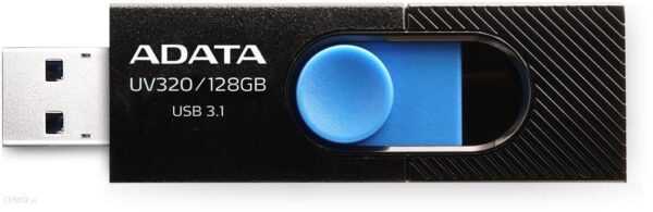 Adata USB UV320 Classic 128GB Czarno Niebieski (AUV320128GRBKBL)