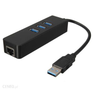Akyga Hub USB AK-AD 3xUSB 3.0 Czarny (AKAD32)