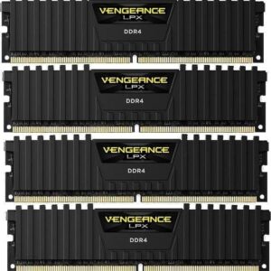 Corsair Vengeance LPX Black 32GB (4x8GB) DDR4 3000MHz CL16 (CMK32GX4M4D3000C16)