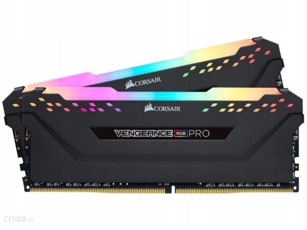 Corsair Vengeance RGB PRO 16GB (2x8GB) DDR4 2666MHz CL16 Black (CMW16GX4M2A2666C16)