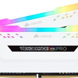 Corsair Vengeance RGB Pro White 16GB (2x8GB) DDR4 2666MHz CL16 (CMW16GX4M2A2666C16W)