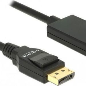 Delock Displayport 1.2 (M) - HDMI-A (M) 2m czarny (85317)