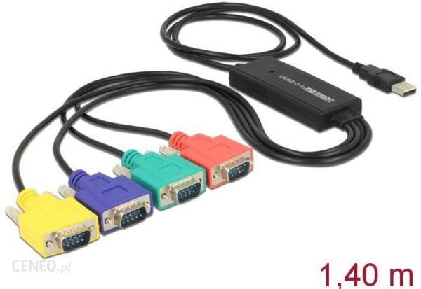 Delock Kabel USB Delock Typ A - 4x RS232 (62947)