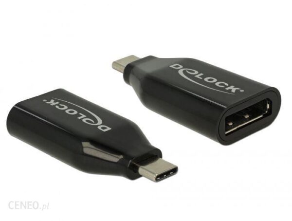 Delock USB C - Displayport 4K 60Hz czarny (62977)