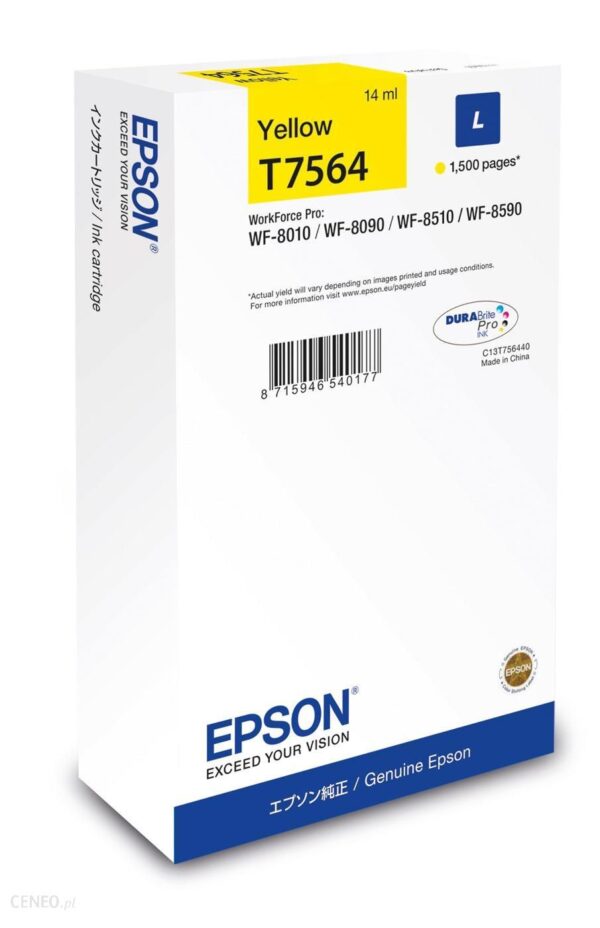 Epson T7564 L Żółty