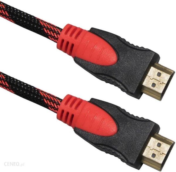 Esperanza HDMI - HDMI 3m Czarno-czerwony (EB194 - 5901299947739)