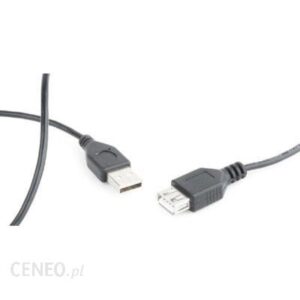 Gembird Przedłużacz kabla USB 2.0 AM-AFI 0.75m czarny