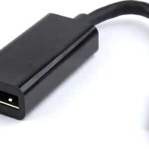 Gembird USB-C DisplayPort 0.15m Czarny (A-CM-DPF-01)