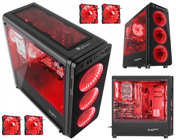 Genesis Irid 300 LED Czerwony (NPC1131)