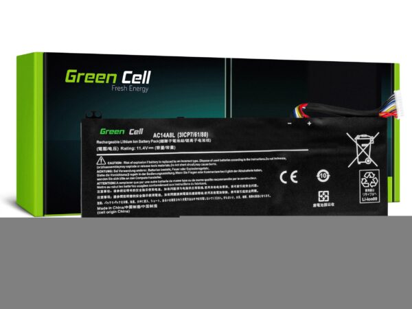 Green Cell AC14A8L do Acer Aspire Nitro V15 VN7-571G VN7-572G VN7-591G VN7-592G i V17 VN7-791G VN7-792G (AC54)