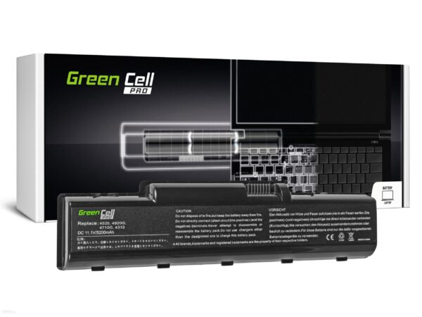 Green Cell Bateria do Acer Aspire 4710 4720 5735 5737Z 5738 AS07A31 AS07A41 AS07A51 6 cell 11.1V (AC01Pro)