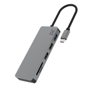 Green Cell HUB Adapter USB-C 7w1 (AK50)